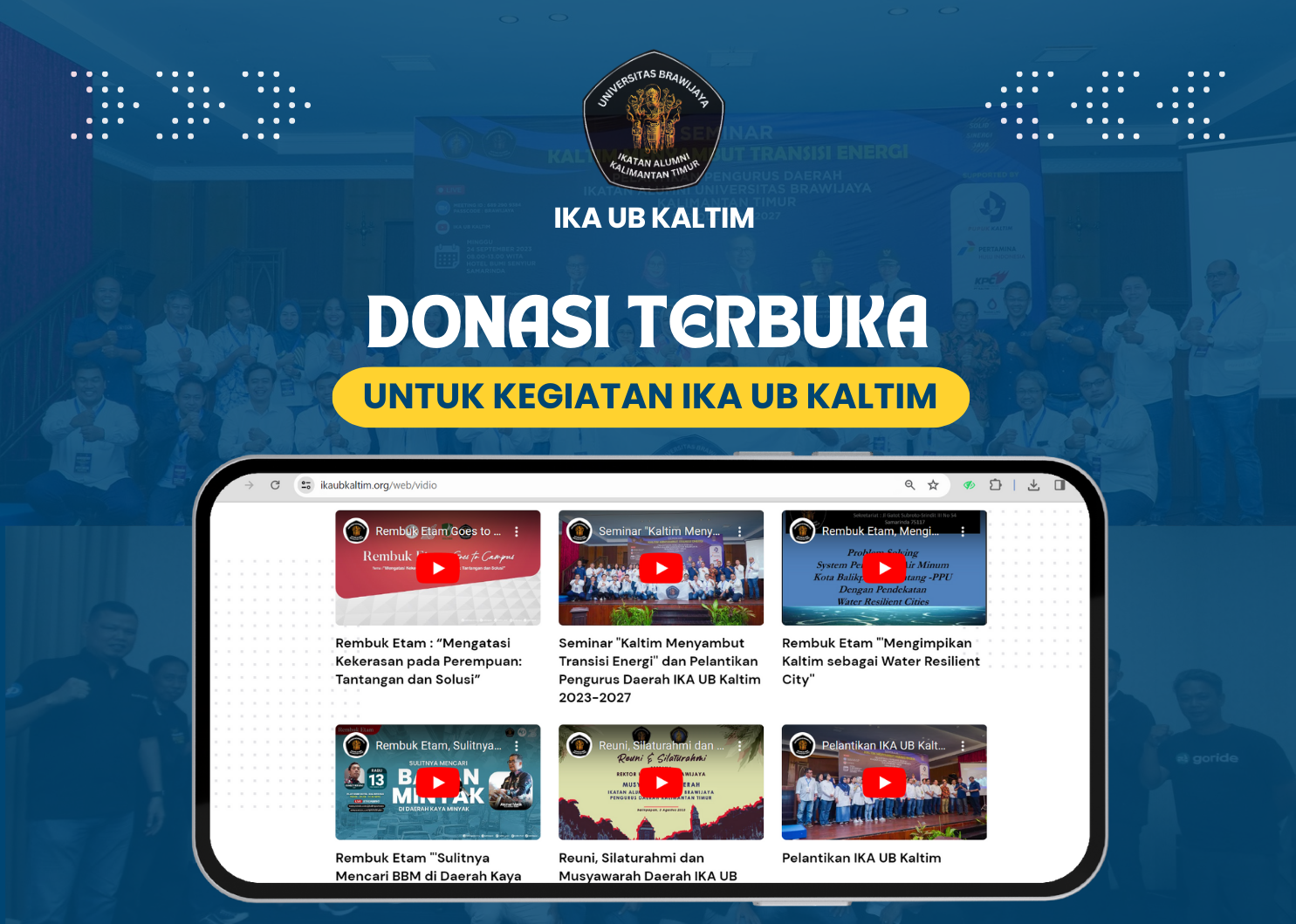 Donasi Kegiatan IKA UB KALTIM