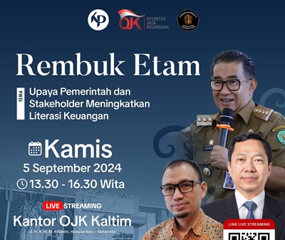 Rembuk Etam : Upaya Pemerintah dan Stakeholder Meningkatkan Literasi Keuangan