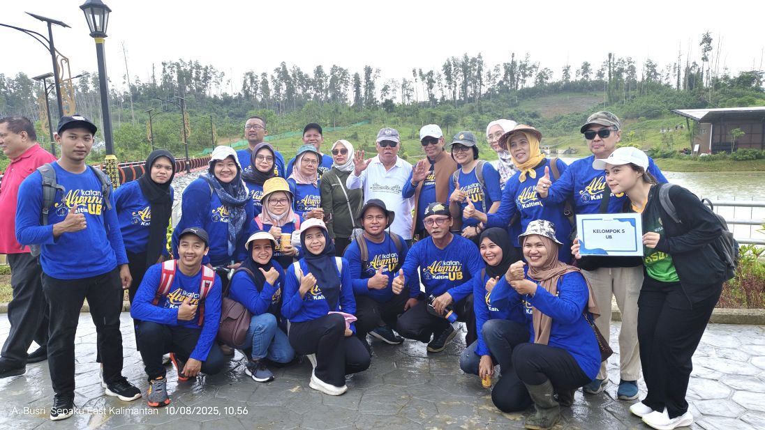 IKA UB Kaltim bersama Alumni Perguruan Tinggi Se-Kaltim Tebar 1 Ton Benih Ikan di IKN